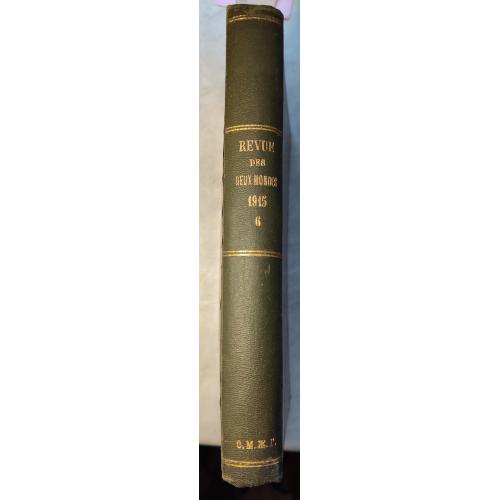3105.59  Revue des deux Mondes 1915 г. обозрение Старого и Нового Света том 6.