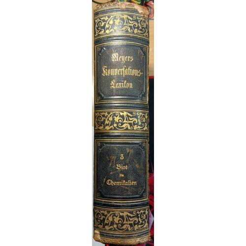 389.16   Meyers. Энциклопедический словарь 1895 год том 3. на немецком.