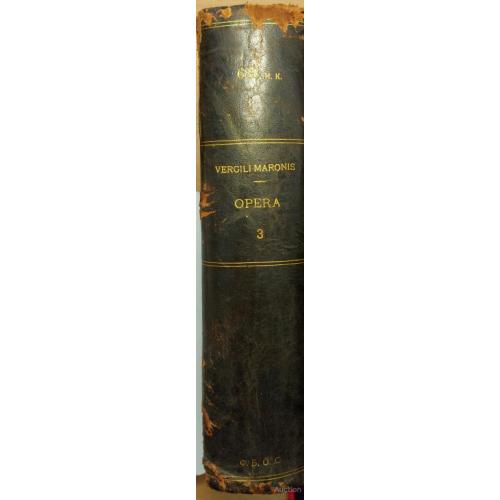 440.17   P. VERGILI MARONIS "OPERA" Albertus Forbiger 1875 год. часть 3.