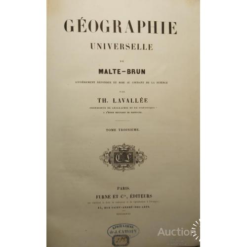 812.22 Geographie 1858 г. par Th. Lavallee. География универсальная