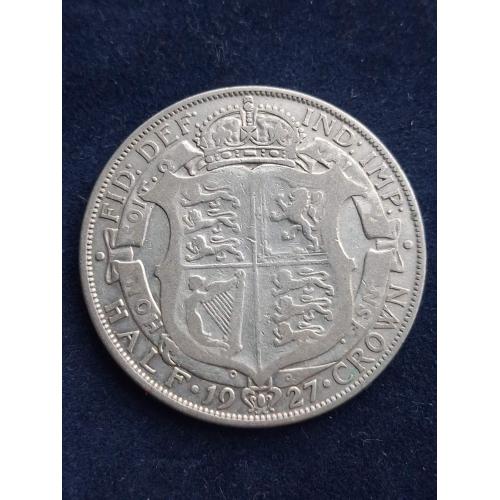 1/2 кроны  Великобритании 1927 г.