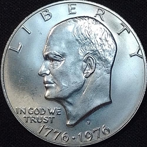  1 доллар США  1976 г.   (серебро)