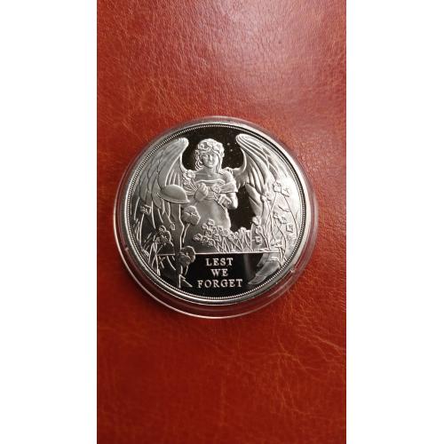 1 крона 2017 г. Гибралтар "100 лет битве при Ипре"