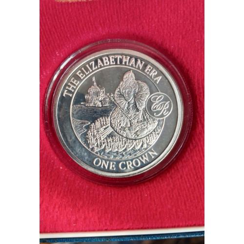 1 крона Гибралтар 2008 г."История Британии - Елизаветинская эпоха" 