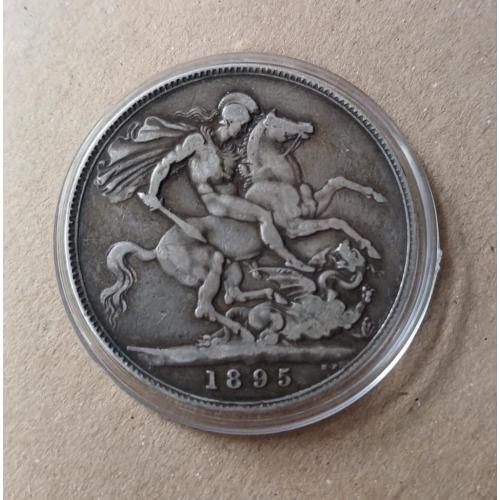 1 крона  Великобринания 1895 г. (серебро)