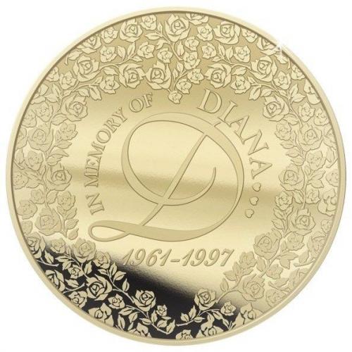 10 долларов Соломоновы острова 2022 г. "В память о Диане" (золото)