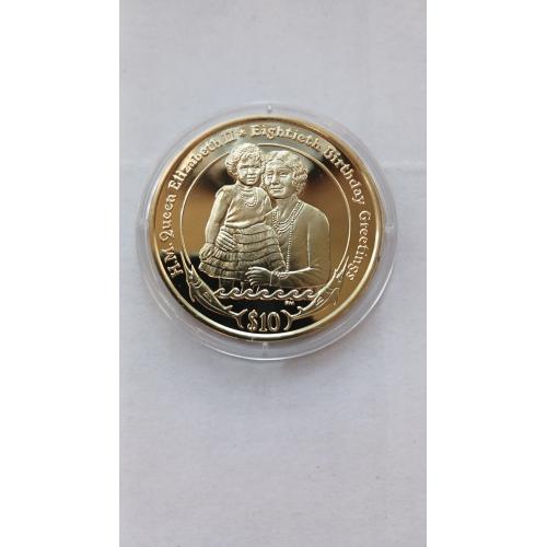 10 долларов Виргинские острова 2006 г. (серебро)