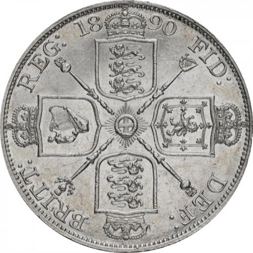 2 флорина  Великобринания 1890 г. (серебро)