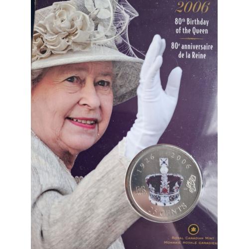 25 центов Канада 2006 г. (банковская упаковка)