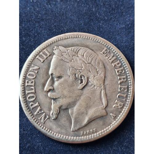 5 франков Франция 1862 г.