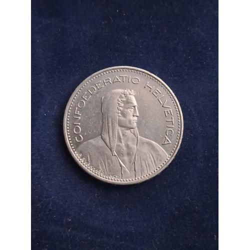 5 франков Швейцария 1994 г.