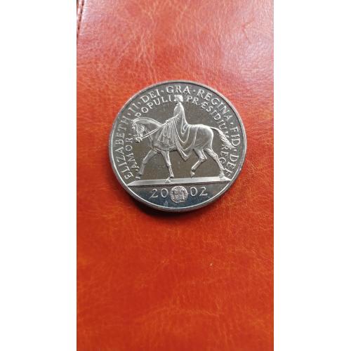 5 фунтов 2002 г. Великобритания "Золотой юбилей правления Королевы Елизаветы II"