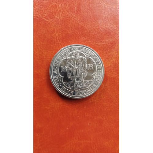 5 фунтов 2009 г. Великобритания "500 лет со дня восхождения Генриха VIII"