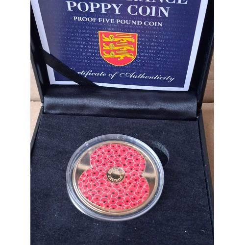 5 фунтов, Джерси 2018 г. (позолота)