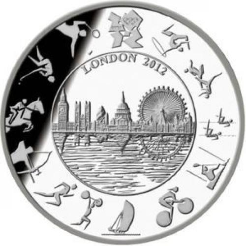 5 фунтов Великобритания 2012 г. "XXX летние Олимпийские Игры, Лондон 2012" 