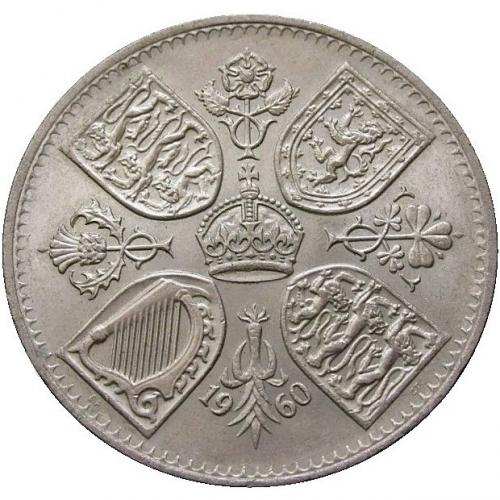 5 шиллингов 1960 Великобритания , Британская выставка в Нью-Йорке