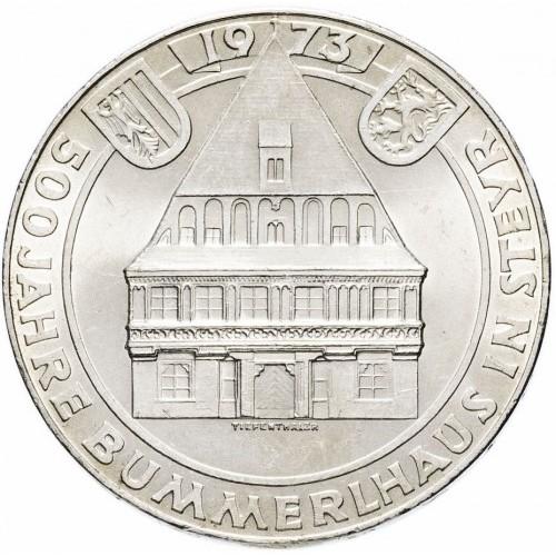 Австрия 50 шиллингов 1973 г. 500 лет гостинице "Золотой лев" (Серебро)