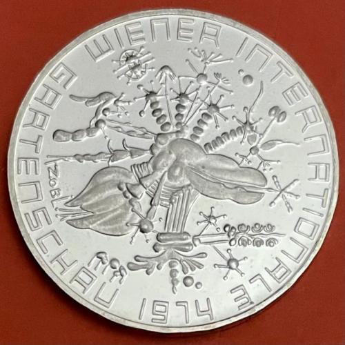Австрия 50 шиллингов 1974 г. Международная выставка цветов «июнь 20» (Серебро)