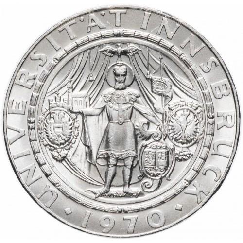 Австрия 50 шиллингов, 1970 г. (300 лет Инсбрукскому университету)