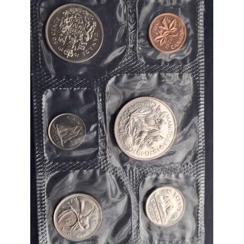 Банковский набор монет Канады 1970 г.