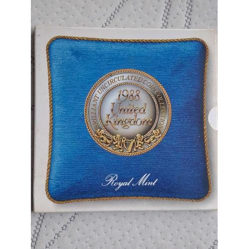 Банковский набор монет Великобритании 1988 г.