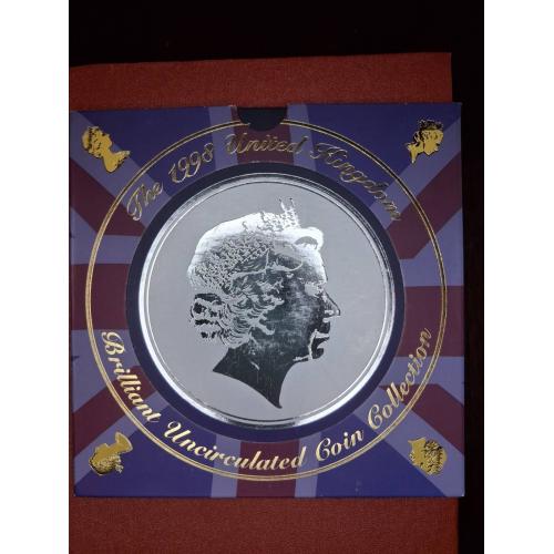 Банковский набор монет Великобритании 1998 г.