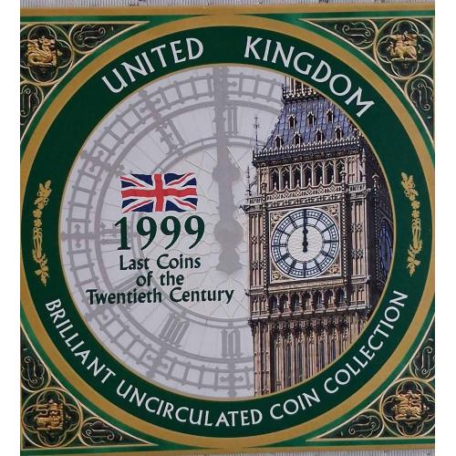 Банковский набор монет Великобритании 1999 г.