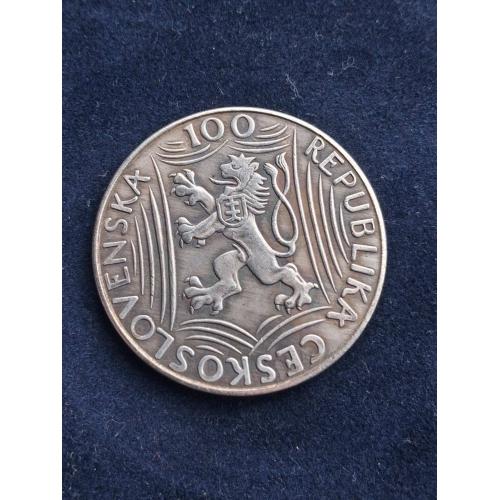 Чехословакия 100 крон, 1949 (70 лет со дня рождения Иосифа Сталина)
