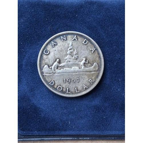 Доллар Канады 1957 г. (серебро)