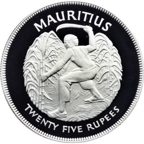 Маврикий 25 рупий, 1977 г.