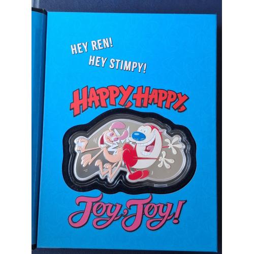 2$ Niue 2025 BUTT BUMP Ren And Stimpy 1 Oz ( Серебро )