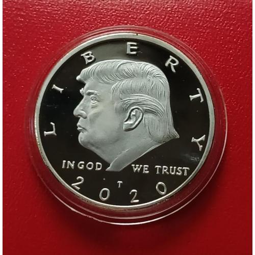 Монета 45 президент Дональд Трамп