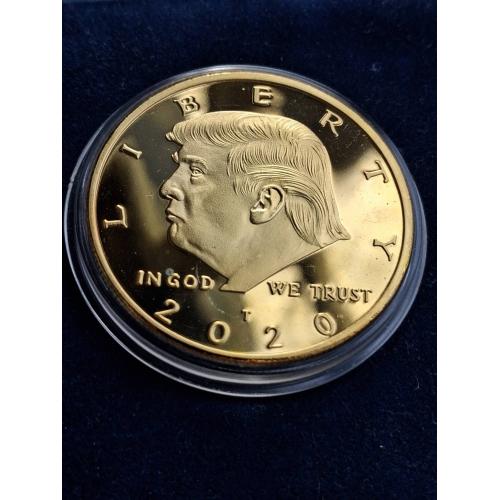 Монета 45 президент Дональд Трамп