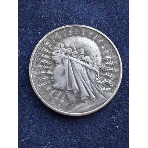 Монета 5 злотых 1932 г. 