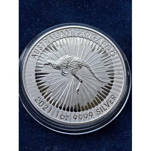 Австралия 2021 г. 1 oz 9999 silver (Кенгуру)
