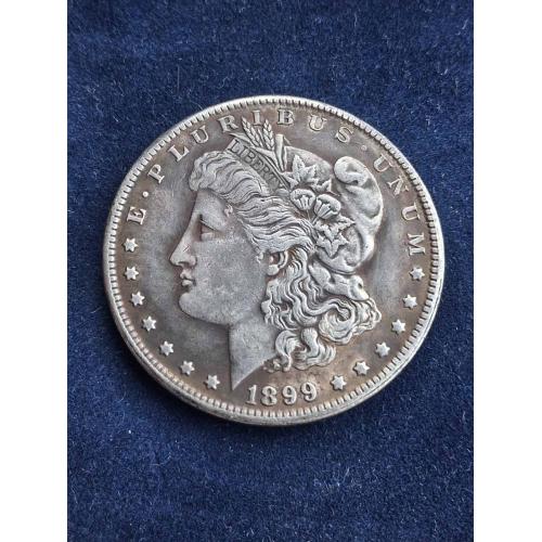 Монета США 1 доллар Моргана 1879 г. (есть разные года)