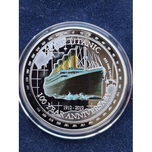Монета Тувалу 2012 г. "R.M.S.Titanic"