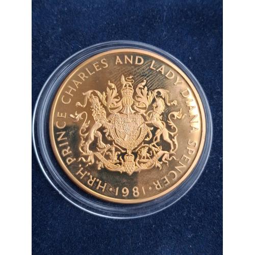 Памятная медаль Принц Чарльз и Леди Диана 1981 г.