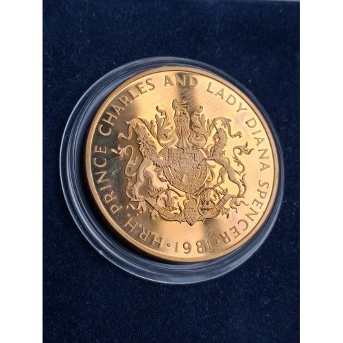 Памятная медаль Принц Чарльз и Леди Диана 1981 г.