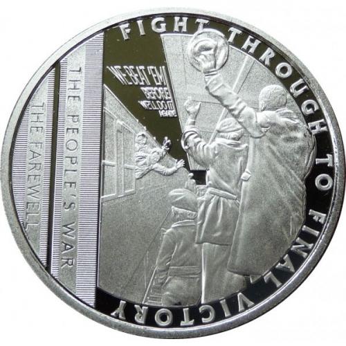 1/2 кроны Гибралтар 2021 г. "Народная война - Прощание"