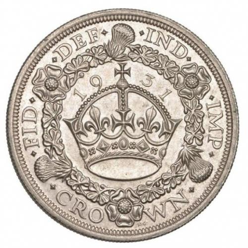 Великобритания 1 крона 1931 г.  (Серебро)