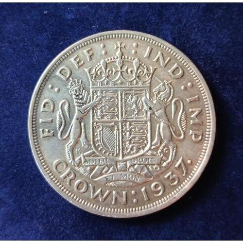 Великобритания 1 крона, 1937 Коронация Короля Георга VI