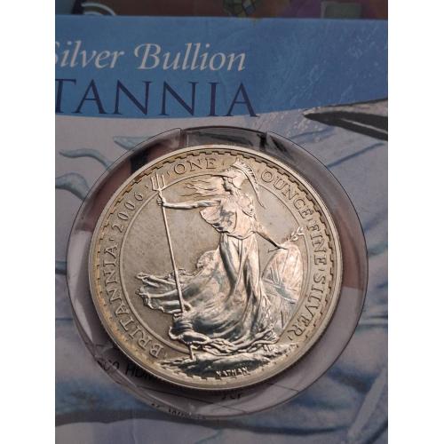 Великобритания 2 фунта 2006 г. one ounce fine silver (Серебро)