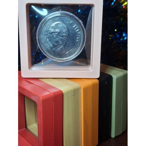 Великобритания 25 пенсов  в рамке.