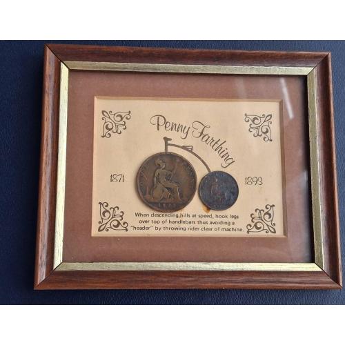 Великобритания пенни 1877+фартинг1875