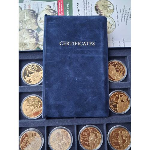 Юбилейный набор монет 50 пенсов Джерси 2014 г.