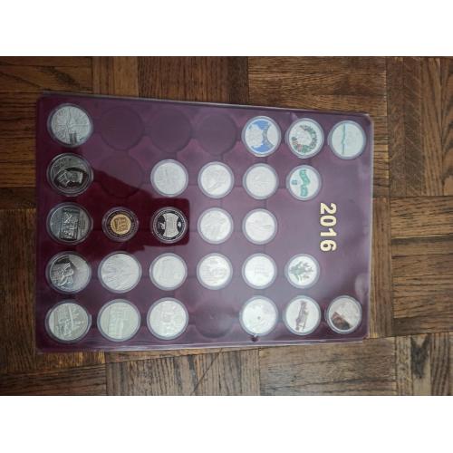 Повний комплект монет 2016 року