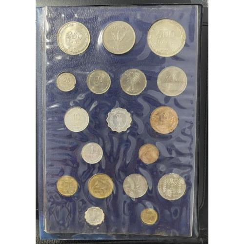 (А-512) Израиль набор монет (250 и 500 прут - серебро)