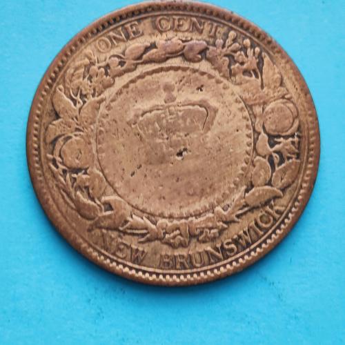 Уценка - (А-512) Канада (Нью Брунсвик) 1 цент 1861 г.