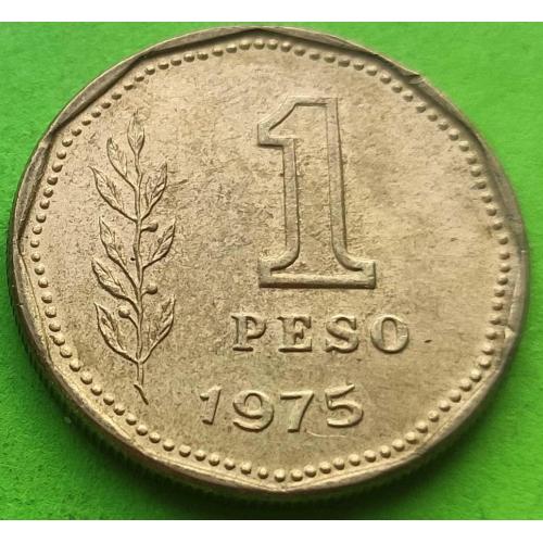 Аргентина 1 песо 1975 г.